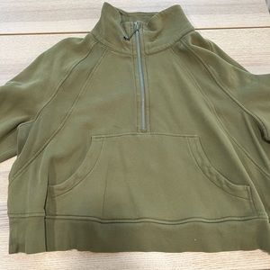 Lulu Lemon Scuba Oversized Funnel Neck Half Zip